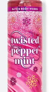 TWISTED PEPPER  MINT BATH & BODY WORK SPLASH 236  ML