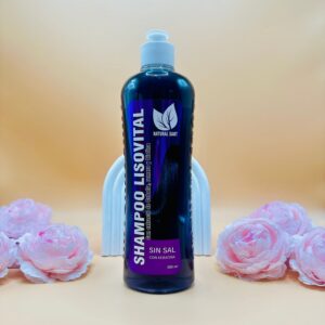 SHAMPOO LISOVITAL CON EXTRATO DE CEBOLLA, ROMERO Y BIOTINA 500ML NATURAL SANT