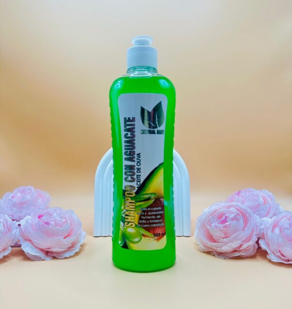 SHAMPOO DE AGUACATE CON ACEITE DE OLIVA 500ML NATURAL SANT