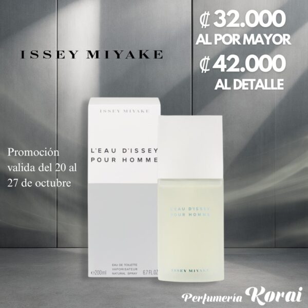PROMO DE LA SEMANA ISSEY MIYAKE 200 ML DEL 20 AL 26 OCT