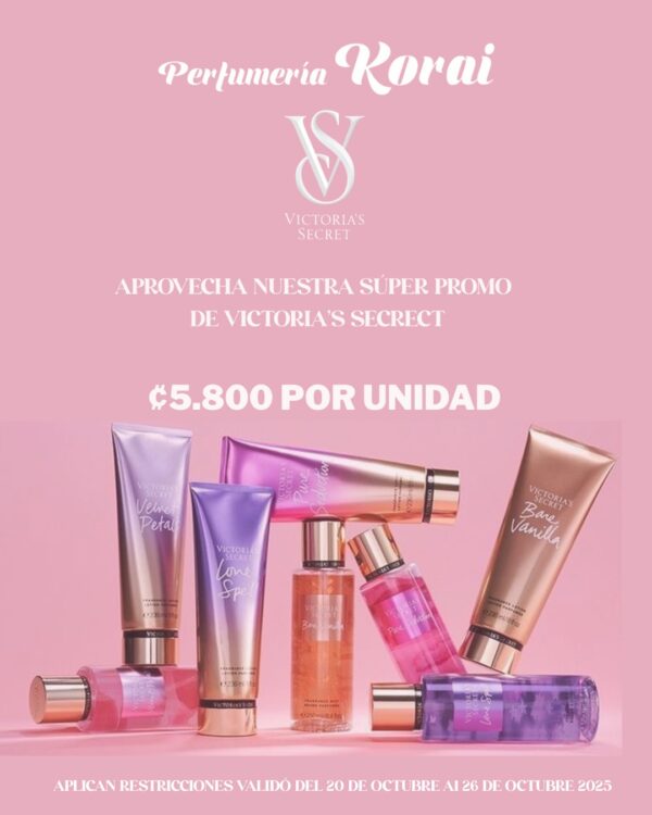 PROMO DE LA SEMANA VICTORIA SECRET 20 AL 26 DE OCT