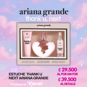 PROMO DE LA SEMANA ESTUCHE THANK U NEXT 20 AL 26 DE OCT