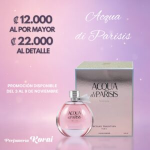 PROMO DE LA SEMANA ACQUA DI PARIS