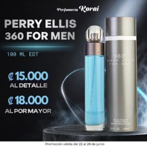 PDS 360 PERRY ELLIS FOR MEN 100ML DEL 22 AL 28 DE JULIO