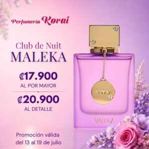 PDS MALEKA CLUB DI NUIT MUJER 100ML DEL 13 DE AL 19 DE JULIO
