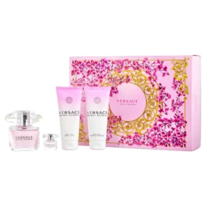 ESTUCHE VERSACE BRIGHT CRYSTAL 4 PIEZAS