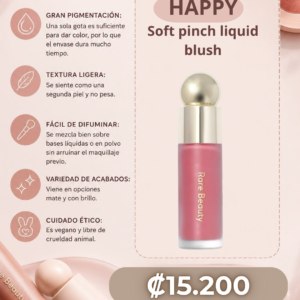 RUBOR LIQUIDO HAPPY RARE BEAUTY 7.5ML COCO MENTA CR