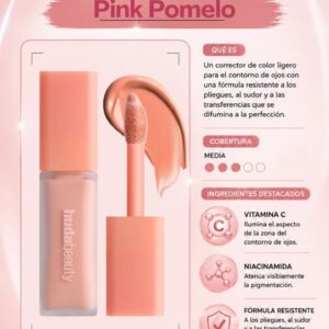 CORRECTOR DE COLOR PINK POMELO HUDA BEAUTY 9ML COCO MENTA CR