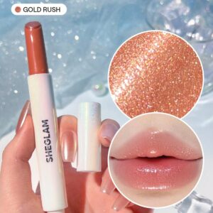 POUT-PERFECT VOLUMINIZADOR LABIAL CON BRILLO GOLD RUSH