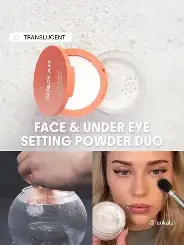 INSTA-READY DUO POLVO FIJADOR ROSTRO Y OJERAS TRANSLUCENT