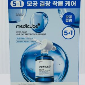 SKINCARE COREANO MEDICUBE ZERO PORE ONE DAY PEPTIDE SERUM MASCARILLA C/U